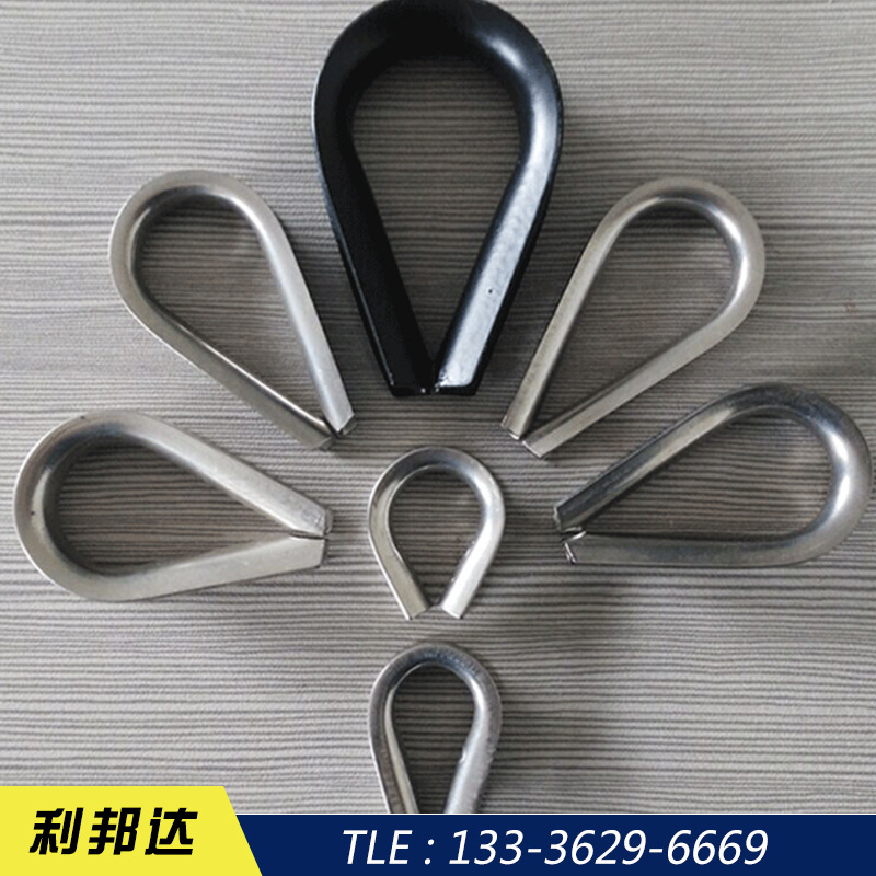 Triangle ring stainless steel wire rope collar